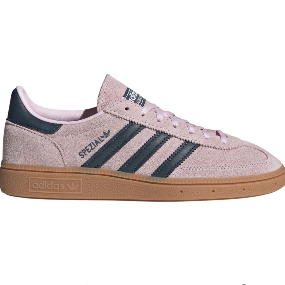 Adidas Handball Spezial Sneakers in Clear Pink/Arctic Night/Gum Sz. 6.5-Fits 7.5